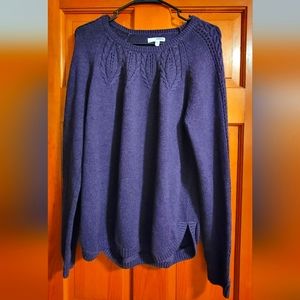 Women's Sonoma Pullover Sweater, Plum, Size L